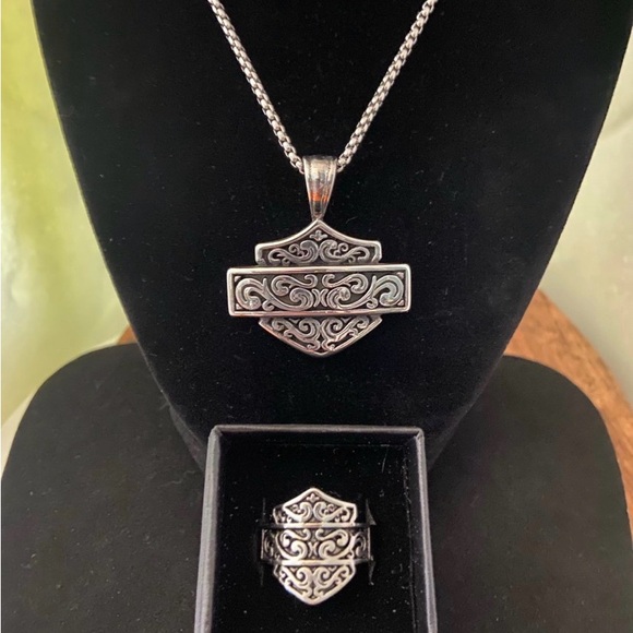 Harley-Davidson Jewelry - HD Necklace/ ring set